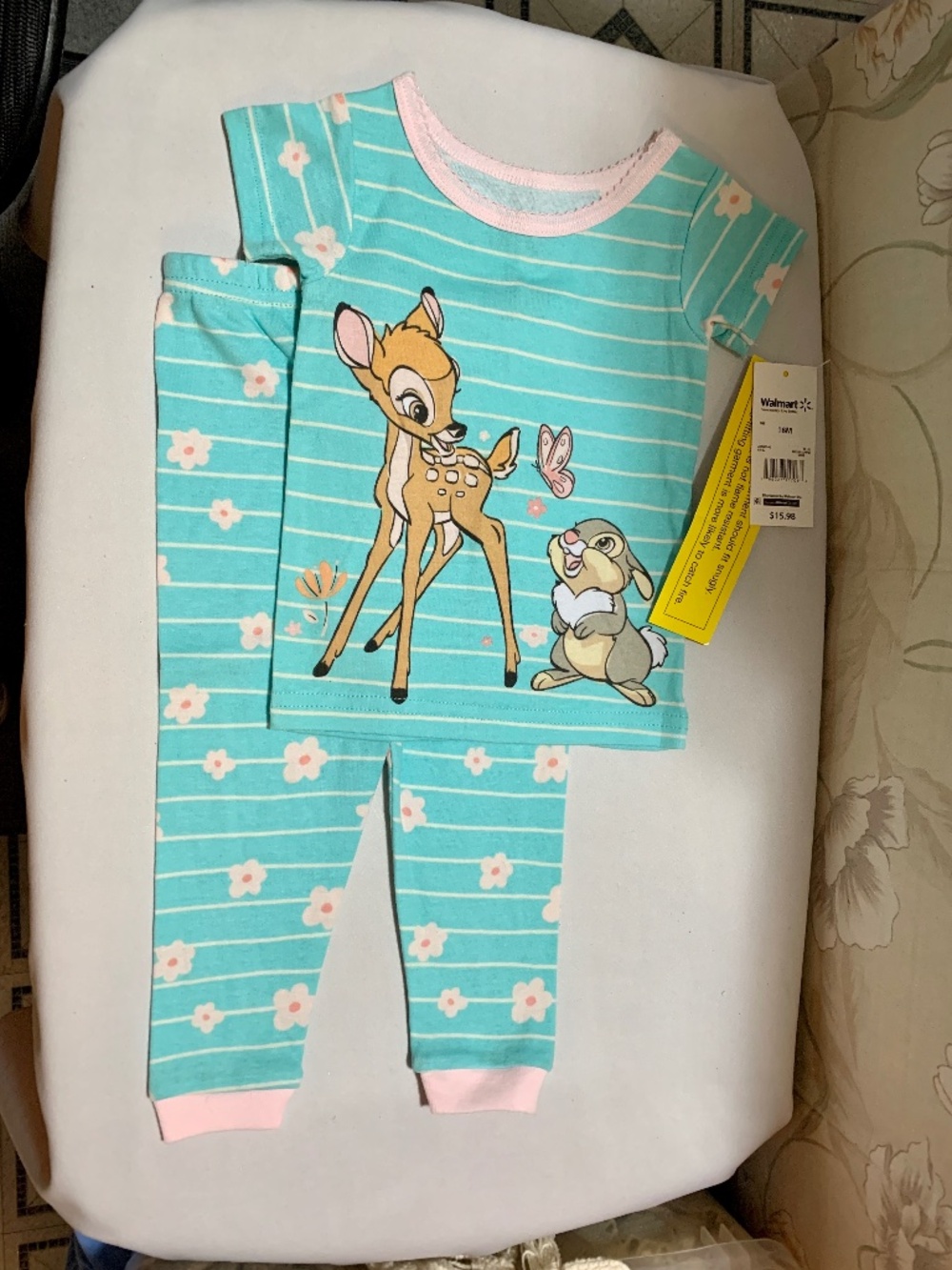 2Pc Disney Baby Bambi & Thumper Top & Pants Set - Size 18M - NWT
